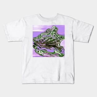 Shell Life Purple and Blue Kids T-Shirt